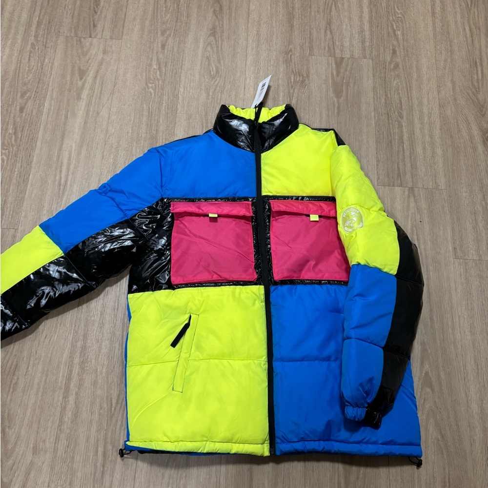 Wesc Colorful Puffer Jacket - Picture 1 of 4